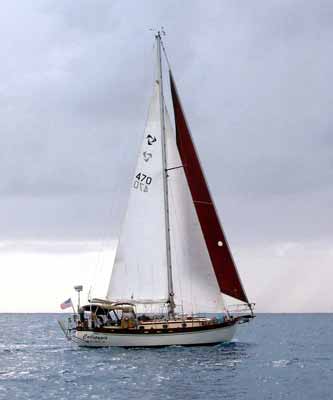 Off the coast of Antigua