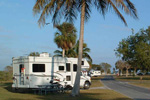 at Flamingo Campground in the Everglades, January
