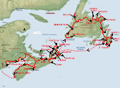 RV Route in 2004