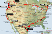 RV Route in 2005