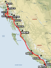 RV Route in 2006